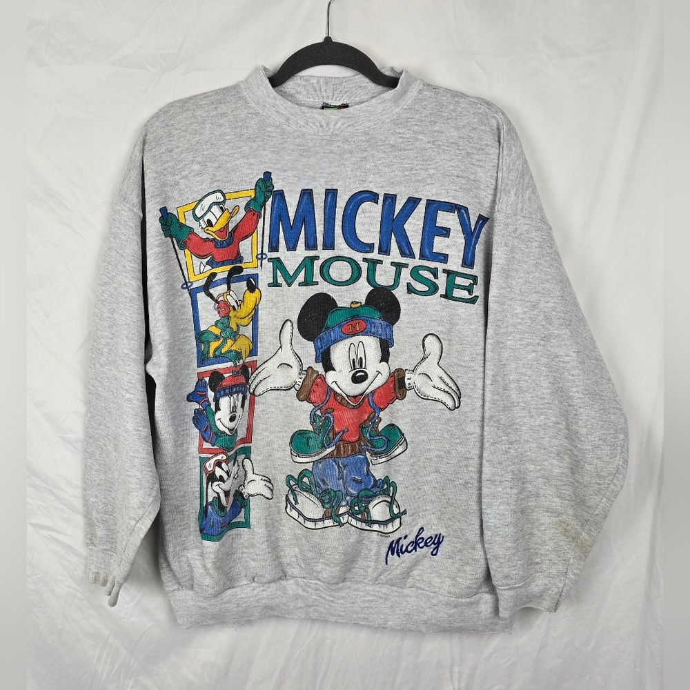 Mickey Mouse Unlimited Jerry Leigh Vintage Sweatshirt Unisex sz XL